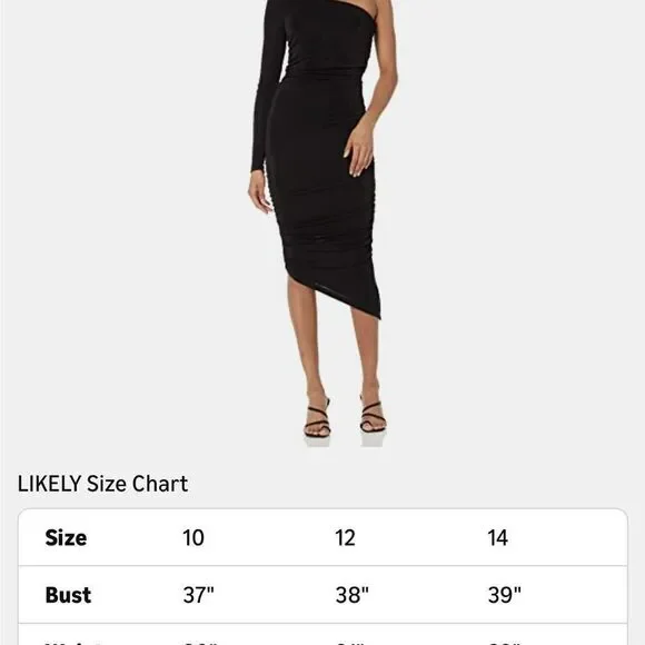 SZ 10 NWT LIKELY Women's Mindy Dress - Picture 3 of 3